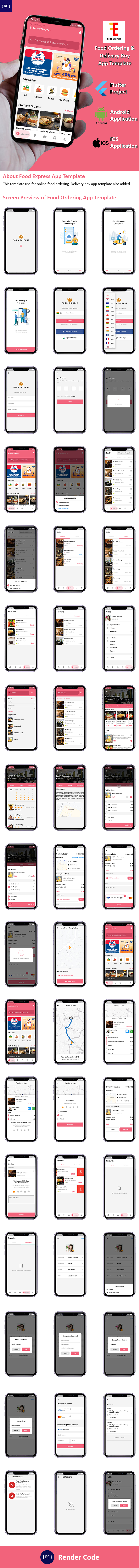 Flutter Food | 2 Apps | Food Ordering App + Delivery Boy App Template in Flutter - 11