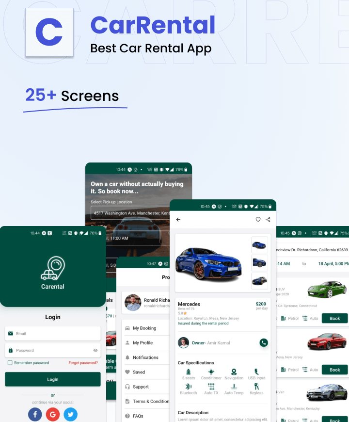 React Native UI KIT | BigKit -Biggest React Native App Template Kit - 30 Apps - 36